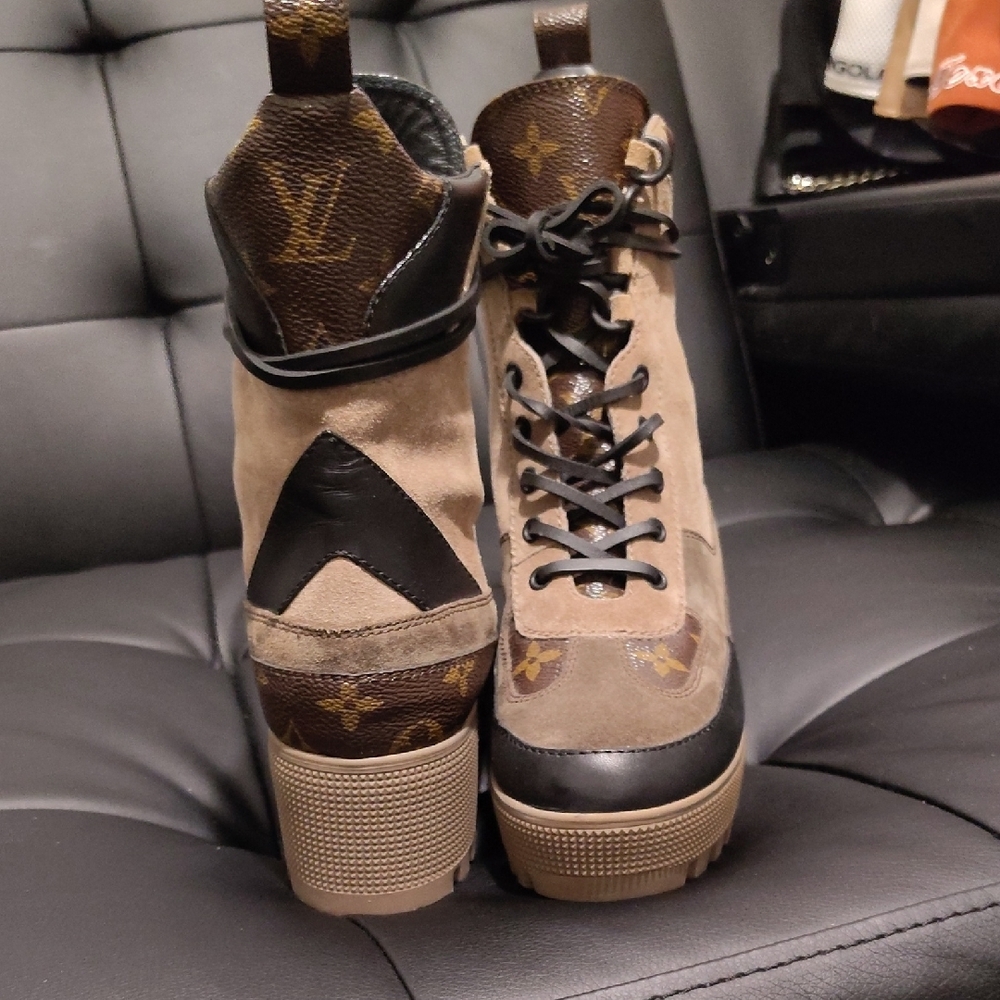 Louis Vuitton Platform Dessert Boots